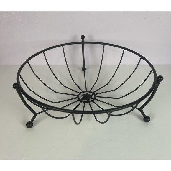 Longaberger Wrought Iron Fruit Bowl Buffet Basket Holder # 71492 - Picture 1 of 5